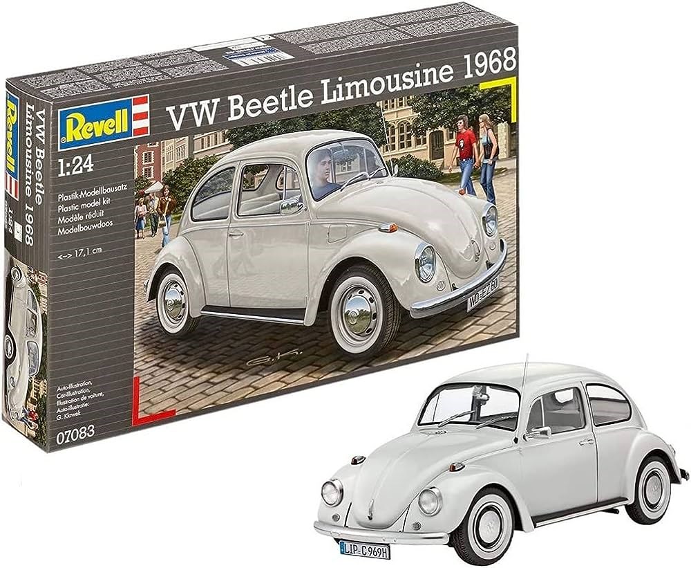 Revell Model Kit Vw Beetle Limo 1968 1:24 7083