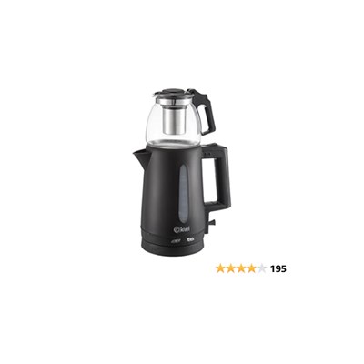 kiwi ktm-2907 çay yapma makinesi, 1.8 l kettle ve 0.9, kiwi,kıwı,çay makinesi