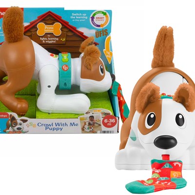 fisher price emeklemeyi ve saymayı öğrereten köpekç, köpekçik,oyuncak,emekleme,sayma,i