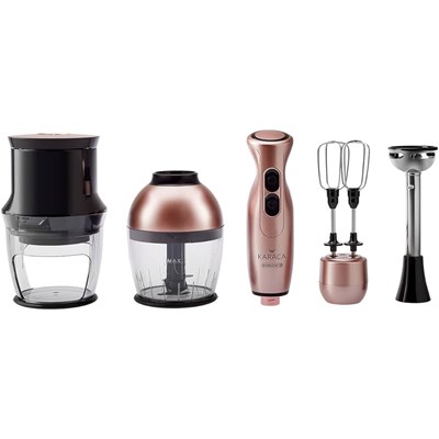 karaca blendfit 4 ın 1 blender seti rose gold, 500 ml, karaca,blendfit,blender