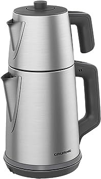 grundig cm 4020 ı paslanmaz çelik elektrikli çay maki, grundig,çay makinesi